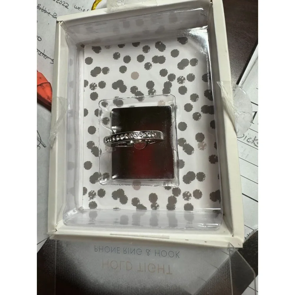 ELLE Hold Tight Phone Ring & Hook NEW NIB